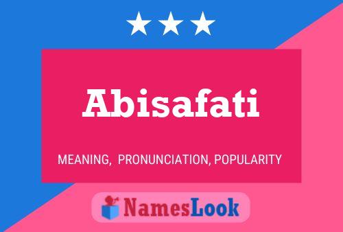 ملصق اسم Abisafati