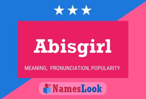 ملصق اسم Abisgirl