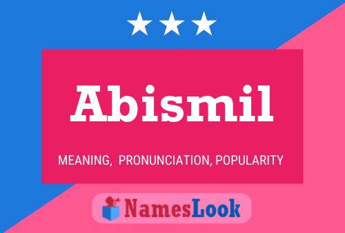 ملصق اسم Abismil