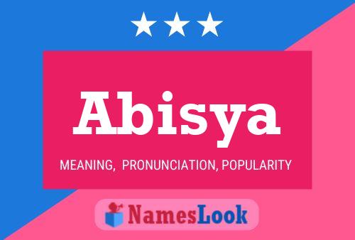 ملصق اسم Abisya