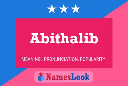 ملصق اسم Abithalib