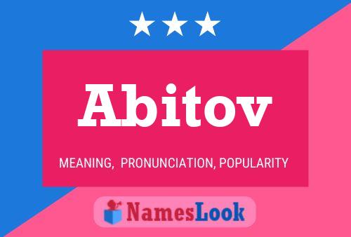 ملصق اسم Abitov