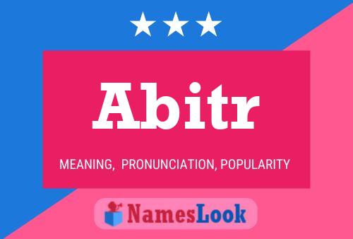 ملصق اسم Abitr