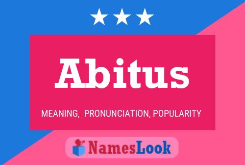 ملصق اسم Abitus