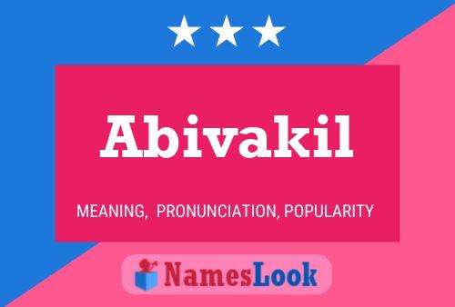 ملصق اسم Abivakil