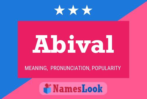 ملصق اسم Abival