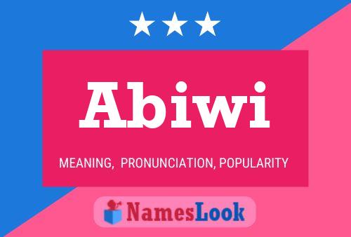 ملصق اسم Abiwi