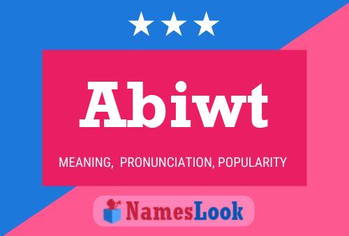 ملصق اسم Abiwt