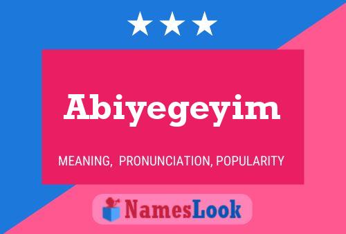 ملصق اسم Abiyegeyim