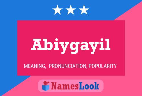 ملصق اسم Abiygayil