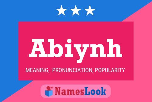 ملصق اسم Abiynh