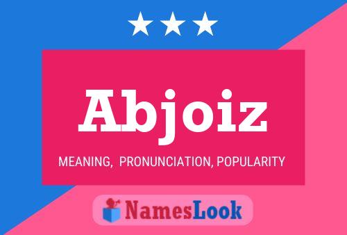 ملصق اسم Abjoiz