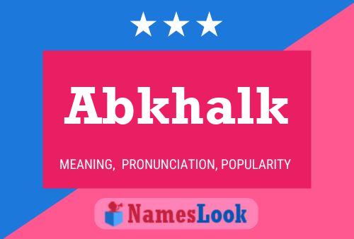 ملصق اسم Abkhalk