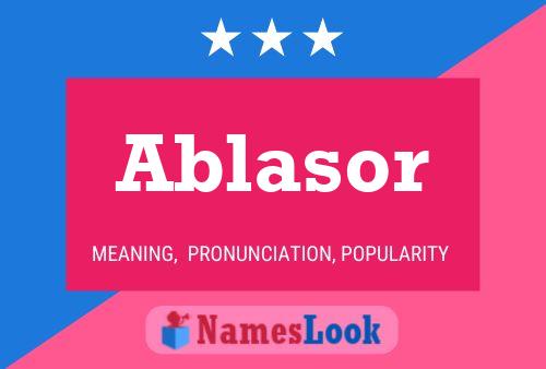 ملصق اسم Ablasor