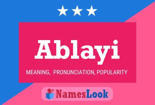 ملصق اسم Ablayi