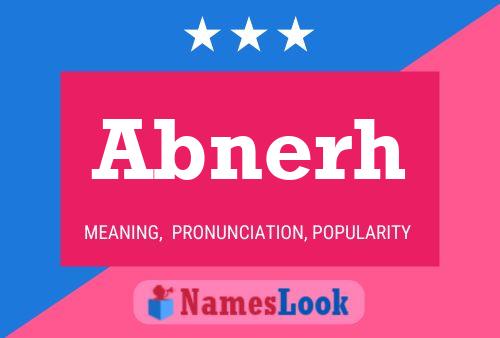 ملصق اسم Abnerh