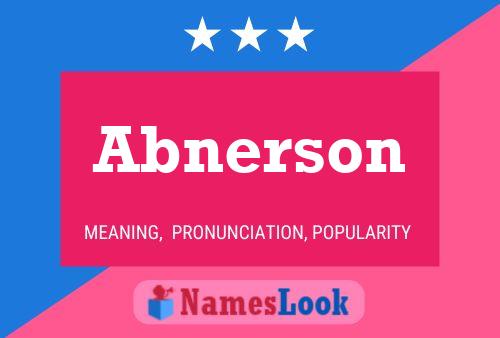 ملصق اسم Abnerson