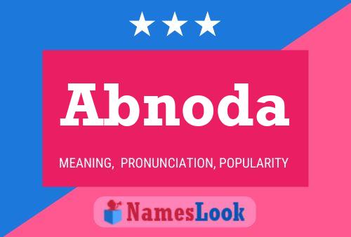 ملصق اسم Abnoda