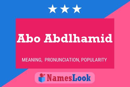 ملصق اسم Abo Abdlhamid