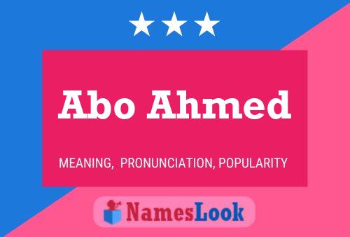 ملصق اسم Abo Ahmed