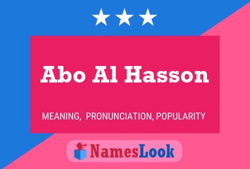 ملصق اسم Abo Al Hasson