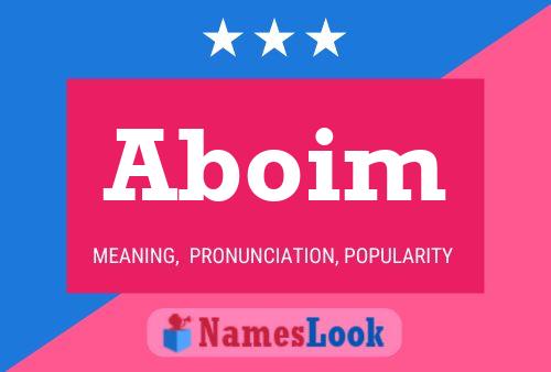 ملصق اسم Aboim