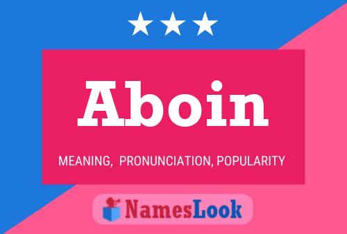 ملصق اسم Aboin