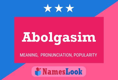 ملصق اسم Abolgasim