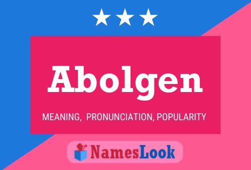 ملصق اسم Abolgen