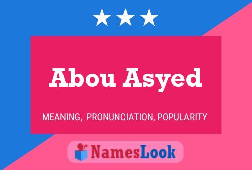 ملصق اسم Abou Asyed