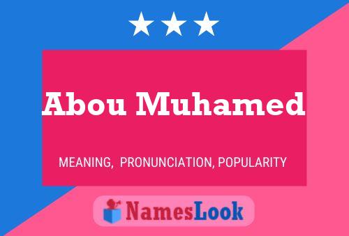 ملصق اسم Abou Muhamed