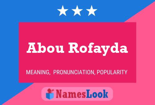 ملصق اسم Abou Rofayda