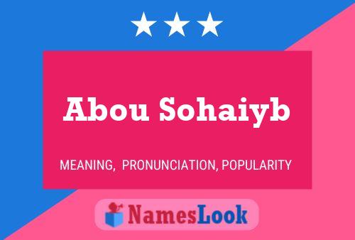 ملصق اسم Abou Sohaiyb