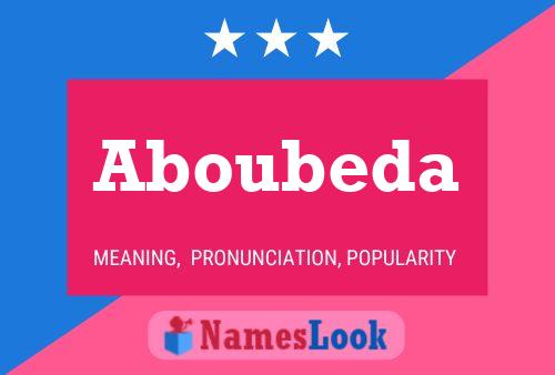 ملصق اسم Aboubeda