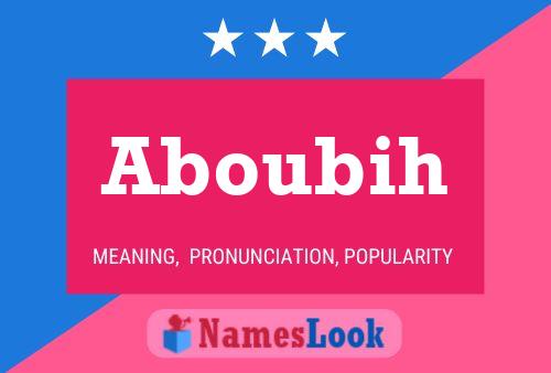 ملصق اسم Aboubih