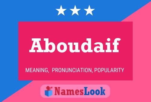 ملصق اسم Aboudaif