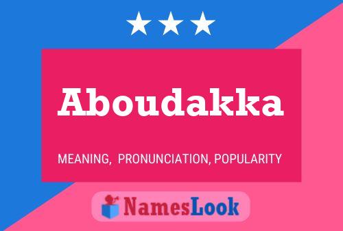 ملصق اسم Aboudakka