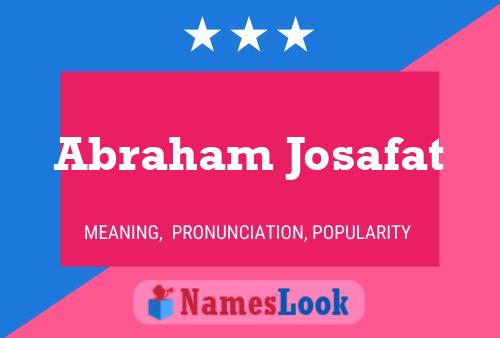 ملصق اسم Abraham Josafat