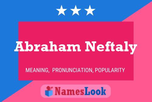 ملصق اسم Abraham Neftaly