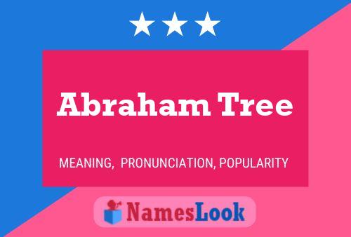 ملصق اسم Abraham Tree