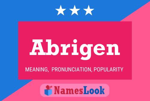 ملصق اسم Abrigen