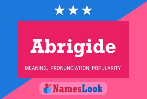 ملصق اسم Abrigide