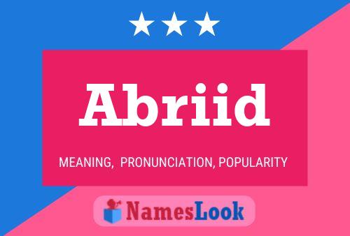 ملصق اسم Abriid