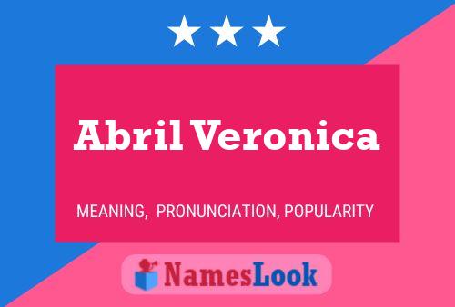 ملصق اسم Abril Veronica