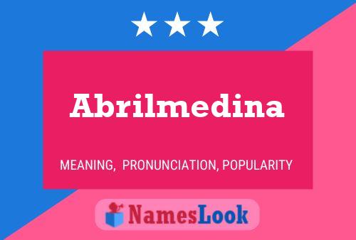 ملصق اسم Abrilmedina