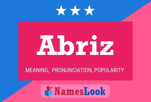 ملصق اسم Abriz