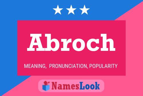 ملصق اسم Abroch