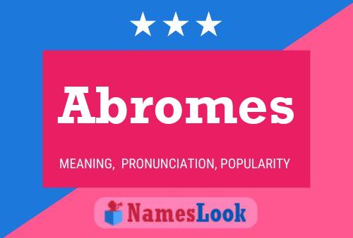 ملصق اسم Abromes