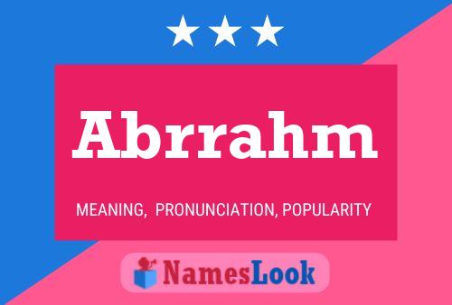 ملصق اسم Abrrahm