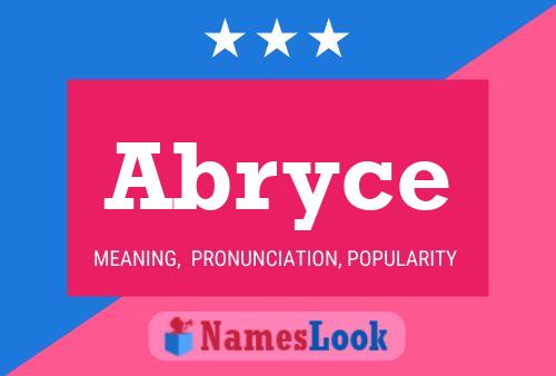 ملصق اسم Abryce